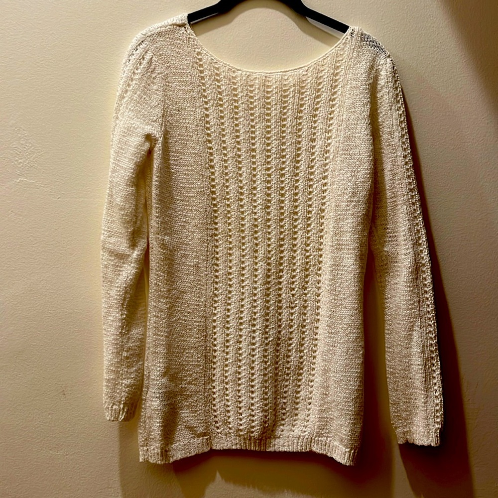 Rachel Zoe white sweater